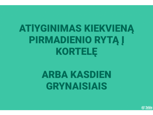  Dirbk Bolt maisto kurjeriu Telšiuose