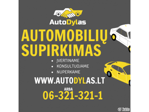  Automobilių supirkimas Telšiuose