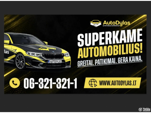  Automobilių supirkimas visoje Lietuvoje