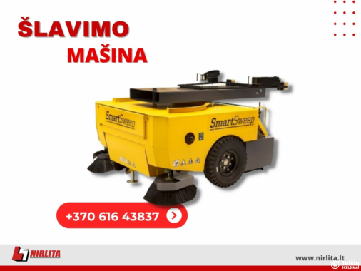  Nauja šlavimo mašina smart sweeper